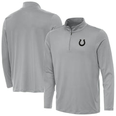 Indianapolis Colts Antigua Reprocess Quarter-Zip Top - Gray discount