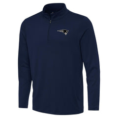 New England Patriots Antigua Reprocess Quarter-Zip Top - Navy for sale