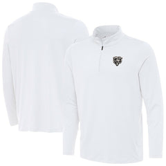 Chicago Bears Antigua Reprocess Quarter-Zip Top - White cheap
