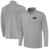 San Francisco 49ers Antigua Reprocess Quarter-Zip Top - Gray cheap