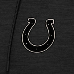 Indianapolis Colts Antigua Spikes Raglan Quarter-Zip Hoodie - Heather Black for sale
