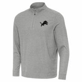 Detroit Lions Antigua Subtle Quarter-Zip Top - Heather Gray online