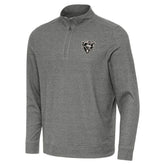 Chicago Bears Antigua Subtle Quarter-Zip Top - Heather Black discount
