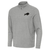 Buffalo Bills Antigua Subtle Quarter-Zip Top - Heather Gray outlet