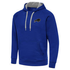 Buffalo Bills Antigua Brushed Carbon Victory Pullover Hoodie - Royal cheap