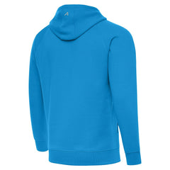 Carolina Panthers Antigua Brushed Carbon Victory Pullover Hoodie - Blue online