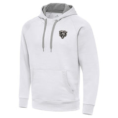 Chicago Bears Antigua Brushed Carbon Victory Pullover Hoodie - White for sale