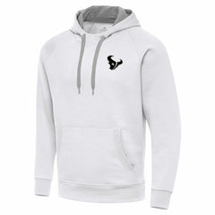 Houston Texans Antigua Brushed Carbon Victory Pullover Hoodie - White cheap