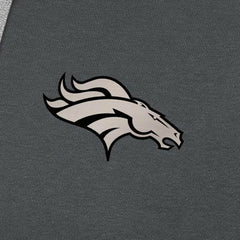 Denver Broncos Antigua Brushed Carbon Victory Pullover Hoodie - Charcoal on sale