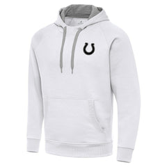 Indianapolis Colts Antigua Brushed Carbon Victory Pullover Hoodie - White outlet