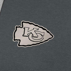 Kansas City Chiefs Antigua Brushed Carbon Victory Pullover Hoodie - Charcoal for sale