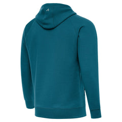 Jacksonville Jaguars Antigua Brushed Carbon Victory Pullover Hoodie - Teal online