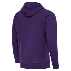 Minnesota Vikings Antigua Brushed Carbon Victory Pullover Hoodie - Purple online