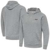 New York Jets Antigua Brushed Carbon Victory Pullover Hoodie - Heather Gray on sale