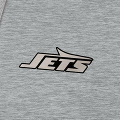 New York Jets Antigua Brushed Carbon Victory Pullover Hoodie - Heather Gray on sale