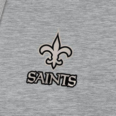 New Orleans Saints Antigua Brushed Carbon Victory Pullover Hoodie - Heather Gray discount