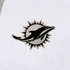 Miami Dolphins Antigua Brushed Carbon Victory Pullover Hoodie - White discount