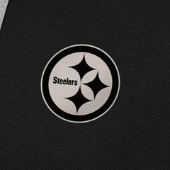 Pittsburgh Steelers Antigua Brushed Carbon Victory Pullover Hoodie - Black outlet