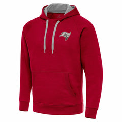 Tampa Bay Buccaneers Antigua Brushed Carbon Victory Pullover Hoodie - Red sale