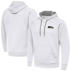 Seattle Seahawks Antigua Brushed Carbon Victory Pullover Hoodie - White outlet