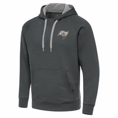 Tampa Bay Buccaneers Antigua Brushed Carbon Victory Pullover Hoodie - Charcoal online