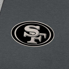 San Francisco 49ers Antigua Brushed Carbon Victory Pullover Hoodie - Charcoal online