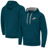 Philadelphia Eagles Antigua Victory Pullover Hoodie - Midnight Green sale