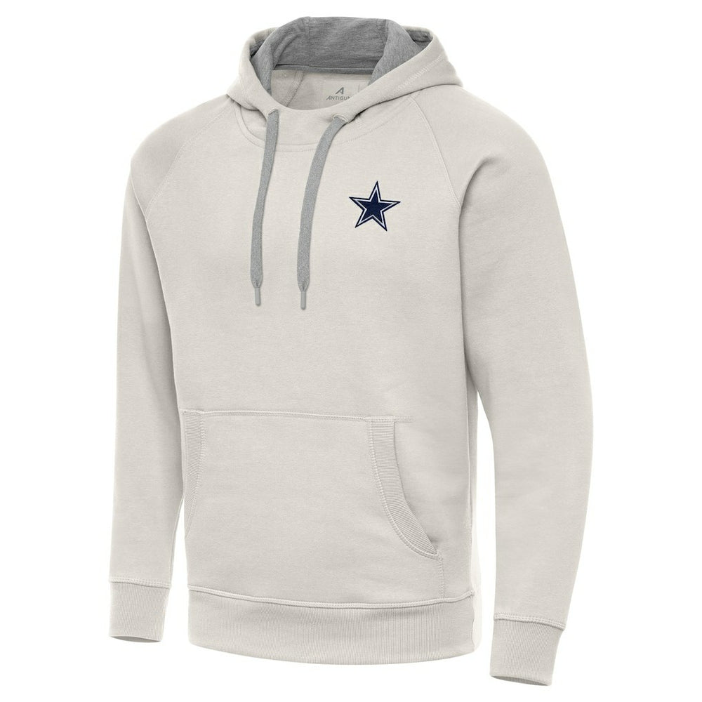 Dallas Cowboys Antigua Victory Raglan Pullover Hoodie - Cream outlet