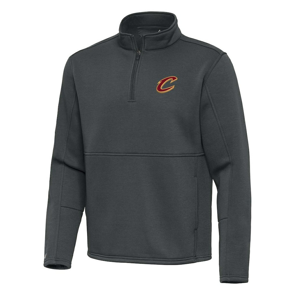 Cleveland Cavaliers Antigua Twist Quarter-Zip Pullover Top - Pewter online