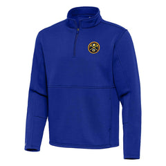 Denver Nuggets Antigua Twist Quarter-Zip Pullover Top - Blue outlet