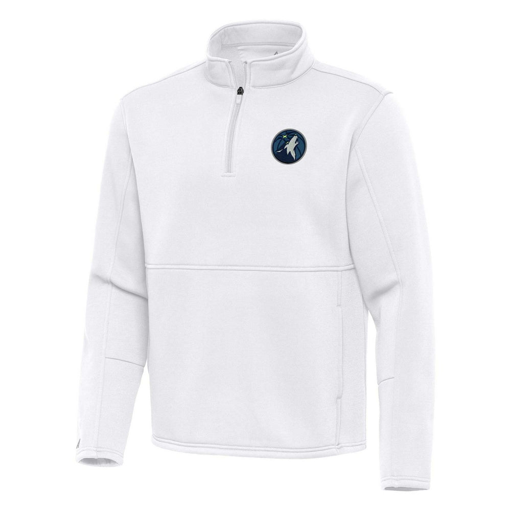 Minnesota Timberwolves Antigua Twist Quarter-Zip Pullover Top - White shop