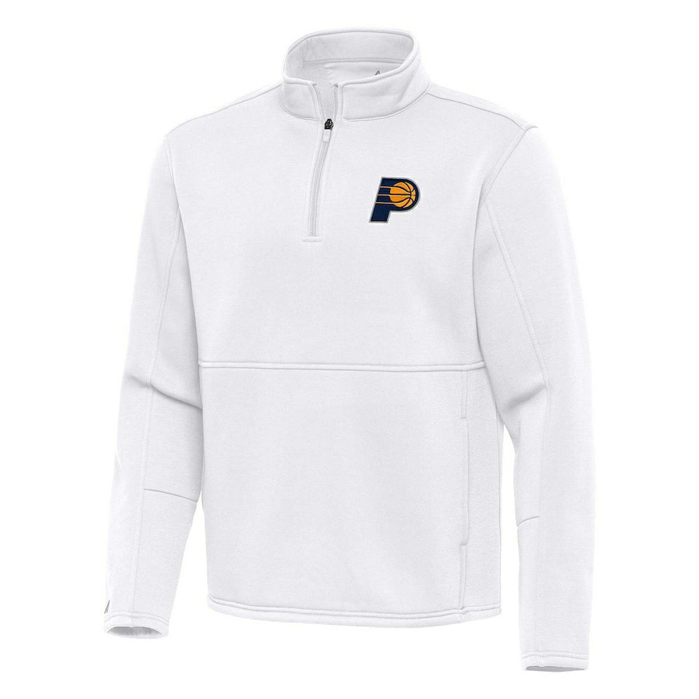Indiana Pacers Antigua Twist Quarter-Zip Pullover Top - White outlet