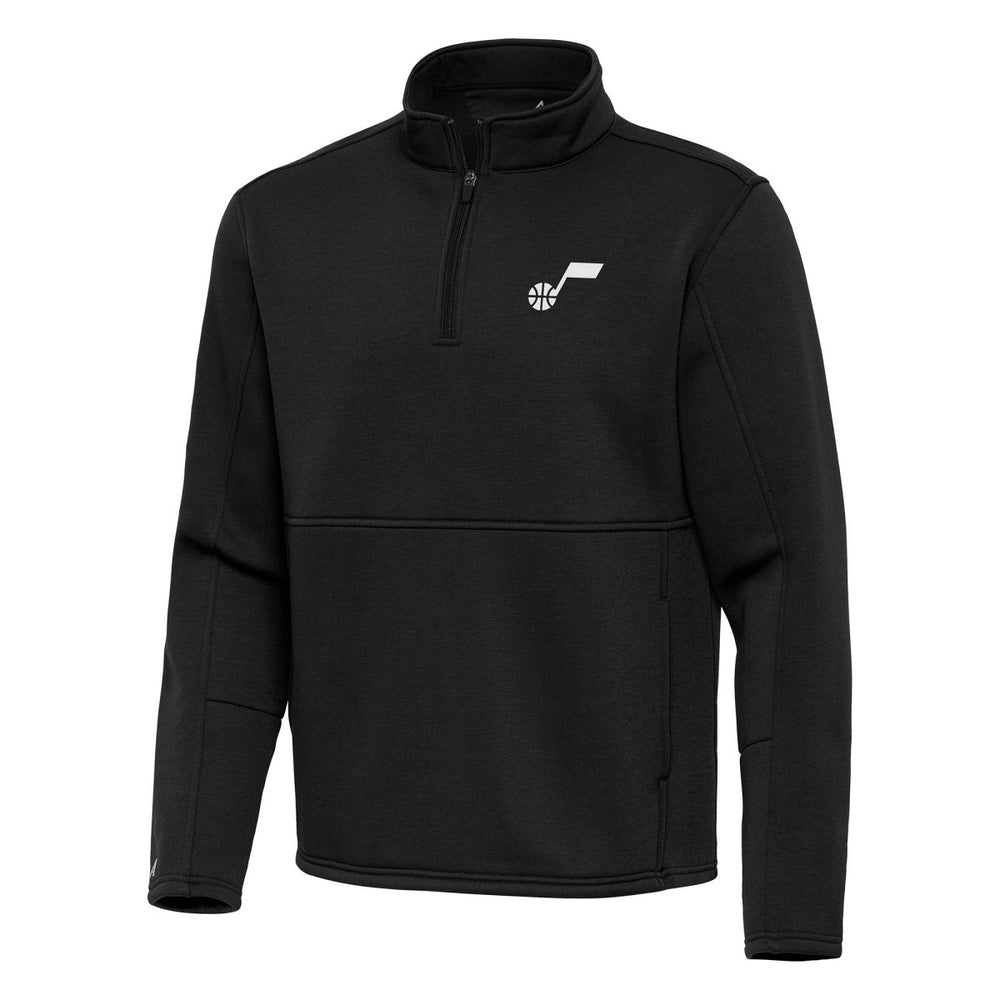 Utah Jazz Antigua Twist Quarter-Zip Pullover Top - Black discount