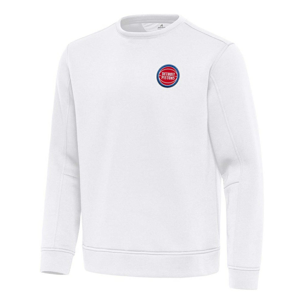 Detroit Pistons Antigua Relevant Pullover Sweatshirt sale - White discount