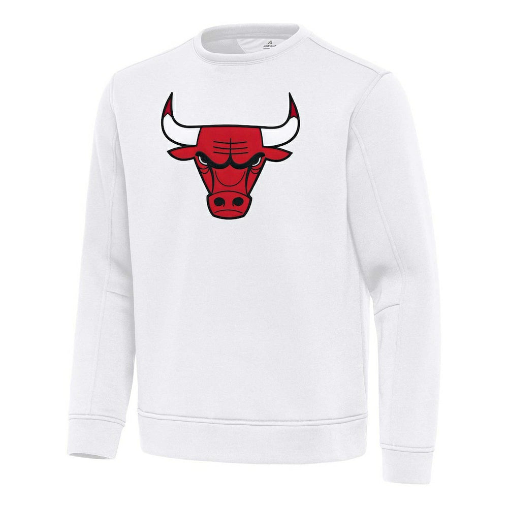 Chicago Bulls Antigua Relevant Pullover Sweatshirt sale - White discount