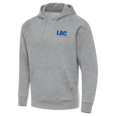 Men's Los Angeles Chargers Antigua Victory Pullover Hoodie - Heather Gray discount