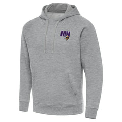 Men's Minnesota Vikings Antigua Victory Pullover Hoodie - Heather Gray cheap