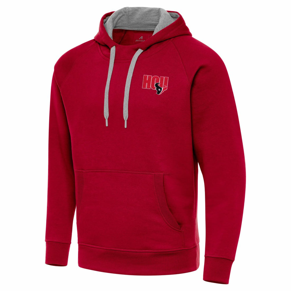 Men's Houston Texans Antigua Victory Pullover Hoodie - Red online