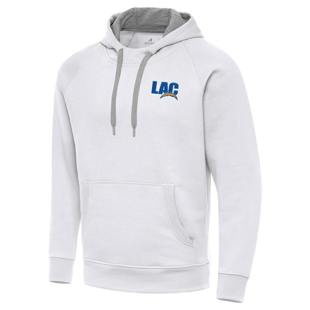 Men's Los Angeles Chargers Antigua Victory Pullover Hoodie - White sale