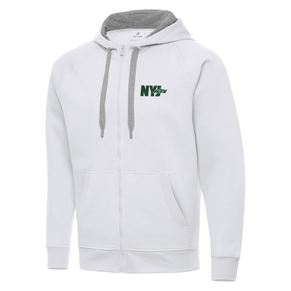 Men's New York Jets Antigua Victory Full-Zip Hoodie - White online