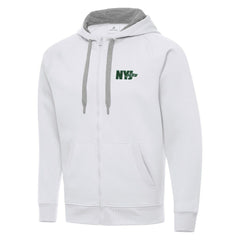 Men's New York Jets Antigua Victory Full-Zip Hoodie - White online