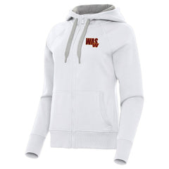 Washington Commanders Antigua Women's Victory Full-Zip Hoodie - White sale