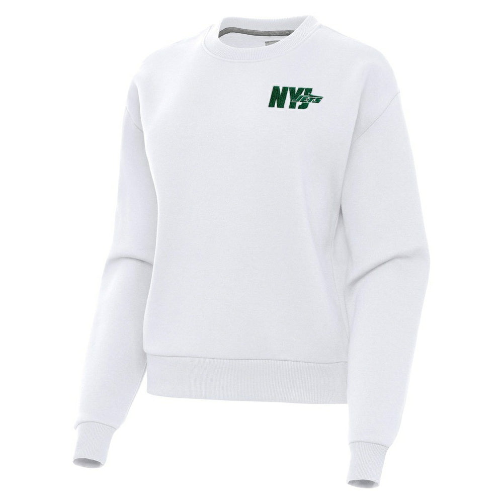 New York Jets Antigua Women's Victory Pullover Sweatshirt - White outlet