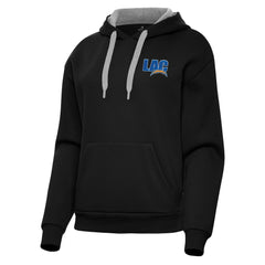 Los Angeles Chargers Antigua Women's Victory Pullover Hoodie - Black cheap