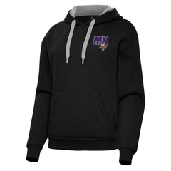 Minnesota Vikings Antigua Women's Victory Pullover Hoodie - Black on sale