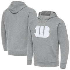 Cincinnati Bengals Antigua Victory Pullover Hoodie - Heather Gray cheap