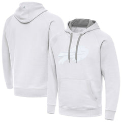 Buffalo Bills Antigua Victory Pullover Hoodie - White on sale