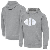 New York Jets Antigua Victory Pullover Hoodie - Heather Gray for sale
