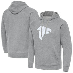 Atlanta Falcons Antigua Victory Pullover Hoodie - Heather Gray discount