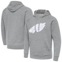 Philadelphia Eagles Antigua Victory Pullover Hoodie - Heather Gray sale
